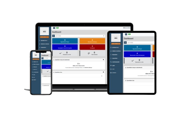 Aparelhos mostrando plataforma orbicar